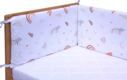 Mantinel do postýlky 4dílný Monta 180 x 30 cm Scarlett