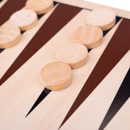 Dřevěný backgammon Bigjigs Toys