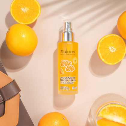 Dvoufázový tělový sprej Citrus Fresh 100 ml Saloos