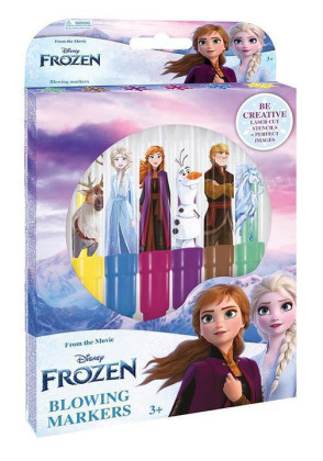 Foukací fixy - Ledové království