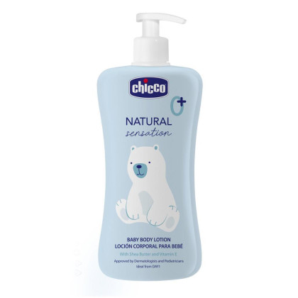 Mléko tělové Natural Sensation s bambuckým máslem a vitaminem E 500 ml, 0 m+ Chicco