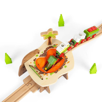 Tunel lávová jáma Bigjigs Rail