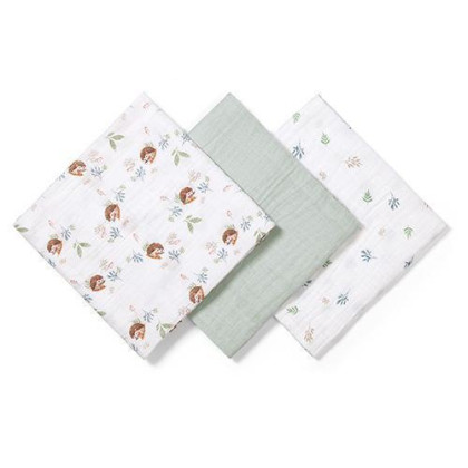 Mušelínové plenky Super Soft růžové 3 ks 70x70 cm BabyOno