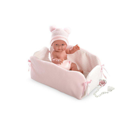 New Born holčička 26268 Llorens - realistická panenka miminko - 26 cm
