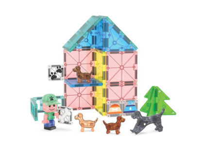 Magnetická stavebnice Puppy Park 27 dílů
