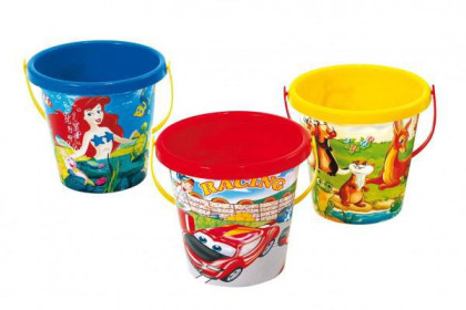 Kbelík na písek plast 16x15 cm 18 m+