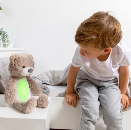 Zazu Medvídek Brody sleeptrainer s melodiemi a nočním světlem
