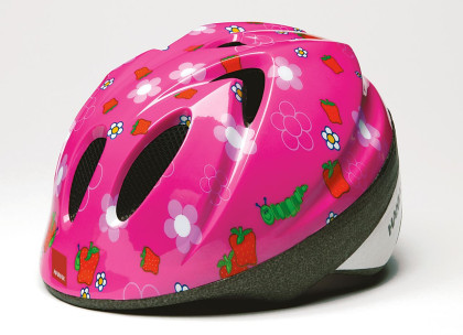 Cyklistická helma HAMAX KID PINK FLORA vel.52-56