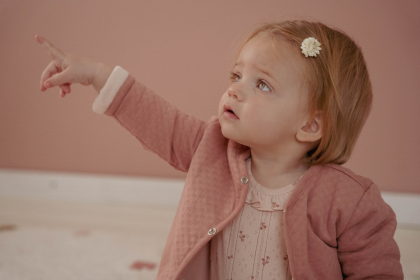 Kabátek oboustranný Pink Blush Little Dutch
