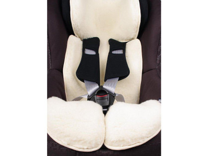 Vložka do autosedačky 9-36 kg z merino beránka a bavlny