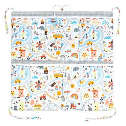Luxusní kapsář na postýlku Minky World Esito
