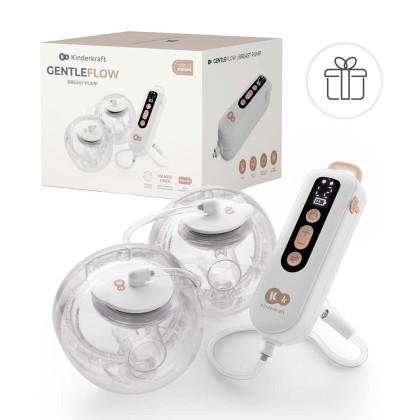 Odsávačka mateřského mléka Double Hands-free Gentle Flow Kinderkraft
