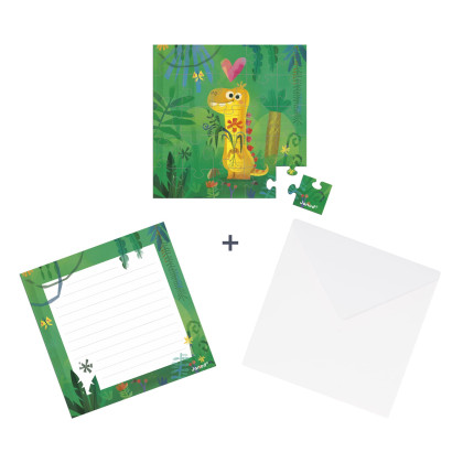 Blahopřání k narozeninám s puzzle Janod