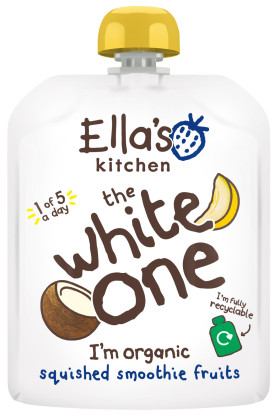 BIO White One Ovocné pyré s melounem (4 × 90 g) Ella's Kitchen
