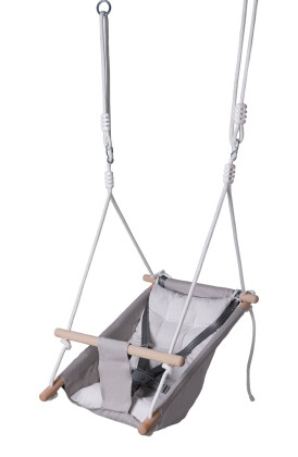 Houpačka pro nejmenší 2Kids Toys šedá