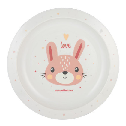 Talíř plastový Cute animals Canpol babies