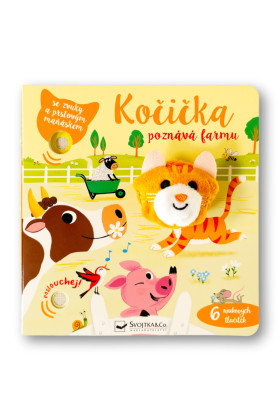Kočička poznává farmu - se zvuky a prstovým maňáskem