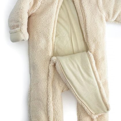 Zimní kojenecká kombinéza Pidilidi Beige