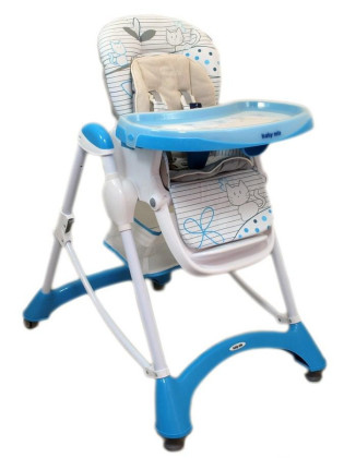 Jídelní židlička Baby Mix blue