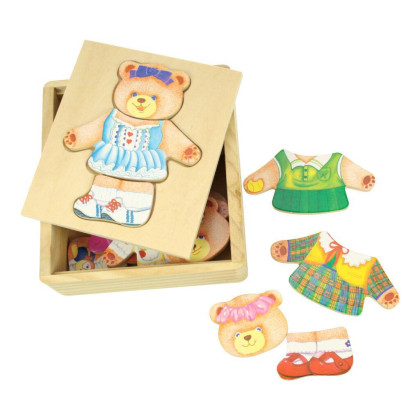 Oblékací puzzle Paní medvědice Bigjigs Toys