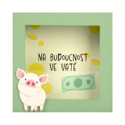 3D pokladnička v rámečku Albi