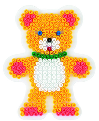 Podložka na zažehlovací korálky Hama Medvídek MIDI