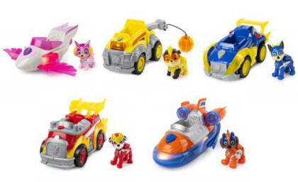 Paw patrol super vozidla se světelným efektem