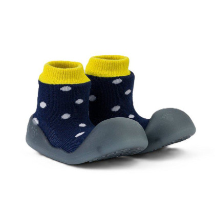 Ponožkové botičky Chameleon Polka Navy