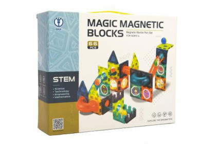 Magnetická stavebnice 66 ks