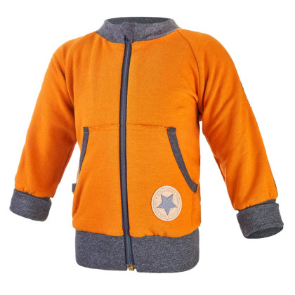 Mikina smyk rozepínací Outlast®medová