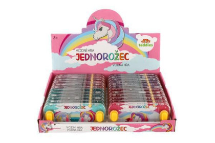 Vodní hra hlavolam jednorožec 4 druhy