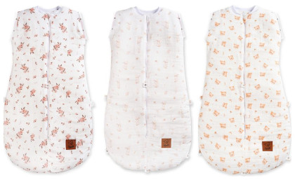 Dětský zateplený mušelínový spací pytel Premium Infantilo