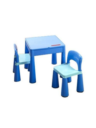 Dětská sada stoleček a dvě židličky modrá