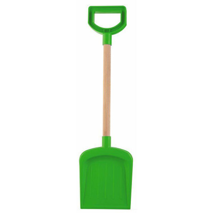 Lopata s dřevěnou násadou a rukojetí - délka 53 cm Androni