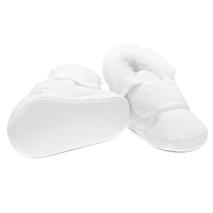Kojenecké zimní semiškové capáčky ke křtu New Baby kluk