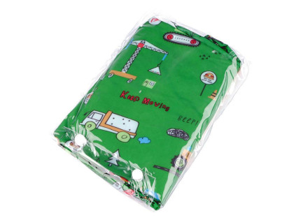 Dětská pláštěnka s obrázky zelená