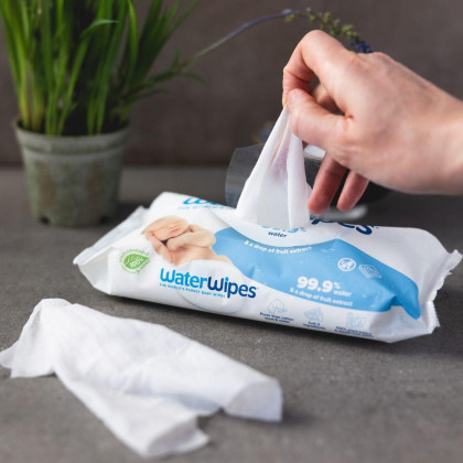 12x WATERWIPES 100% BIO odbouratené ubrousky 60 ks