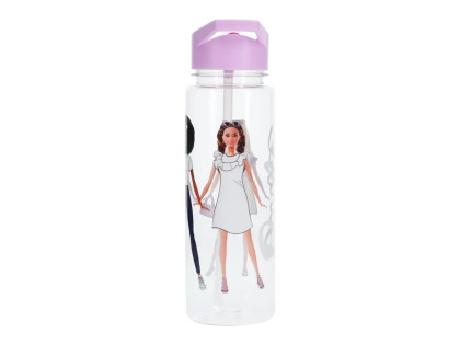 Plastová láhev 650 ml Barbie měnící