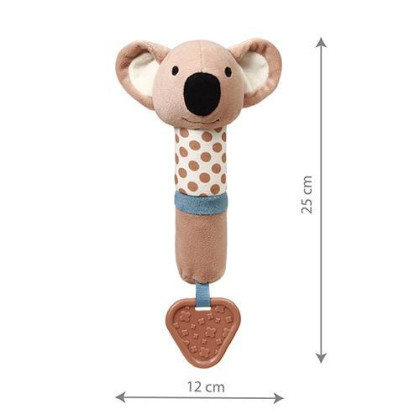 Hračka pískací s kousátkem Koala Charlie 3 m+ Babyono