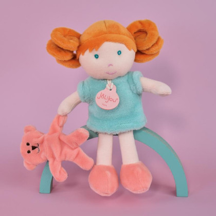 Doudou Jolijou Panenka Miss Mint 21 cm