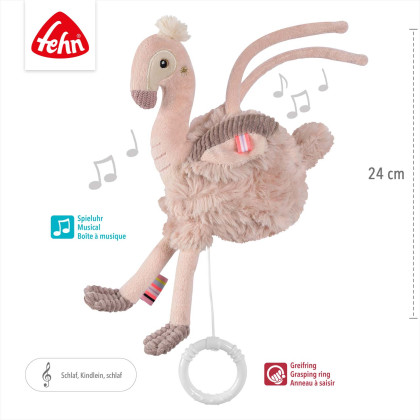 Mini hrací plameňák, Pink Baby Fehn