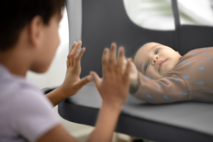 Postýlka přenosná Beyond Graphite Iora Air