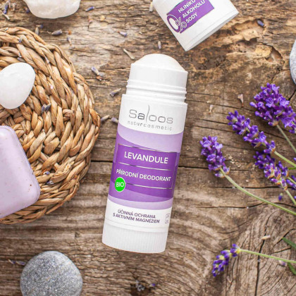 Levandule Bio přírodní deodorant Saloos