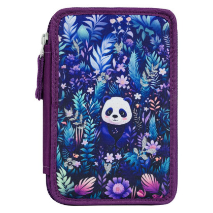 Školní penál třípatrový Jungle Panda Baagl