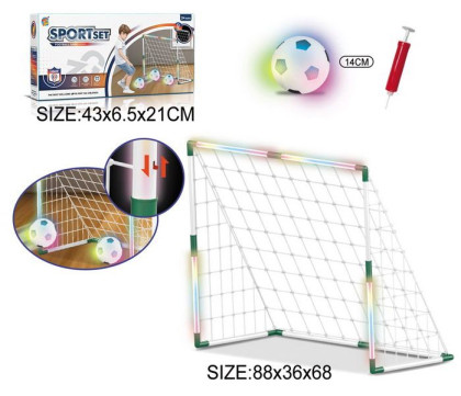 Fotbal set se světelnými efekty 88x68 cm