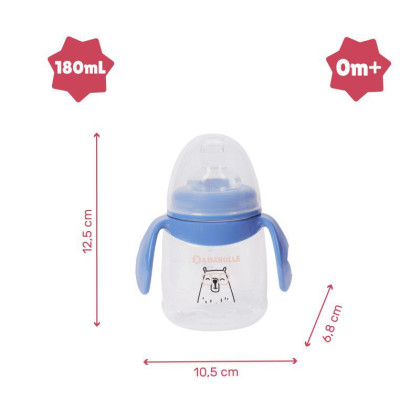 Nekapající hrníček s úchyty 180 ml