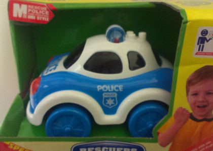 Autíčko policie se zvukem