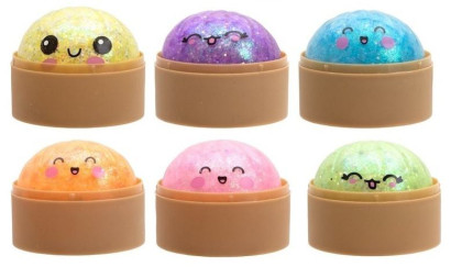 Knedlíčky Bao mačkací třpytivé 5 cm