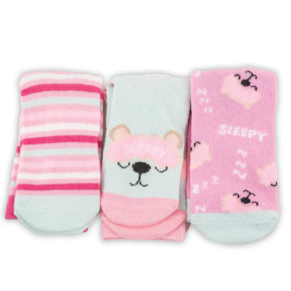 Veselé ponožky Funny 3 ks Medvídek