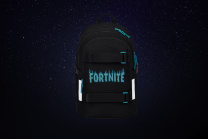 Set 5 Skate Fortnite Blue: batoh,sportovní taška,ledvinka,obal na notebook,peněženka Baagl